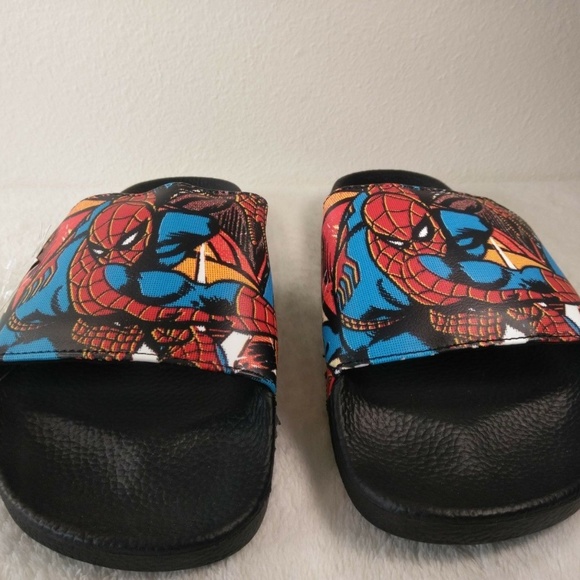vans spiderman sandals
